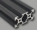 Rail aluminium noir V 20x40 longueur 1000 mm