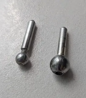 [R00254-1] Rod connecteur crémaillère 1 bille D4x40mm (6,35 mm / 1/4" (B6i))